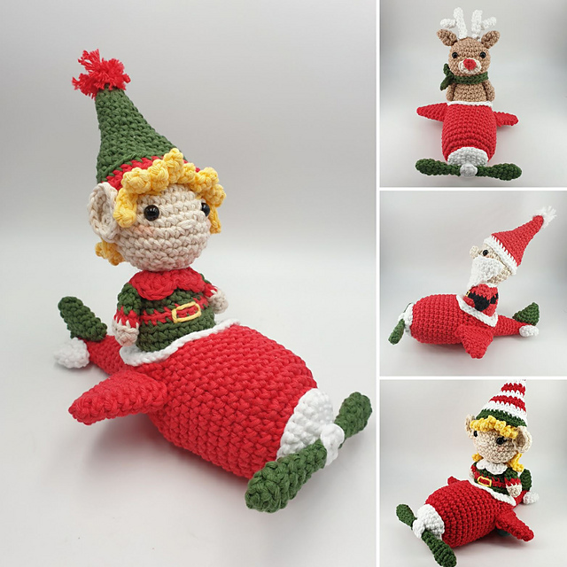Santa Squadron Christmas Decorations