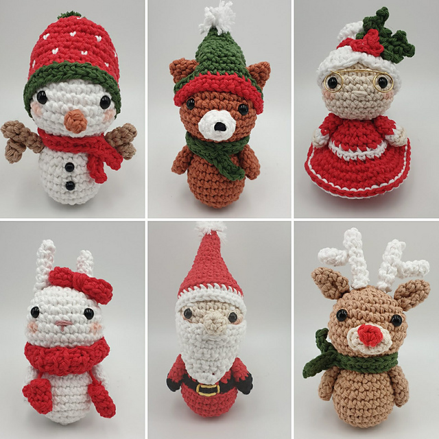 Santa and Friends Christmas Decorations