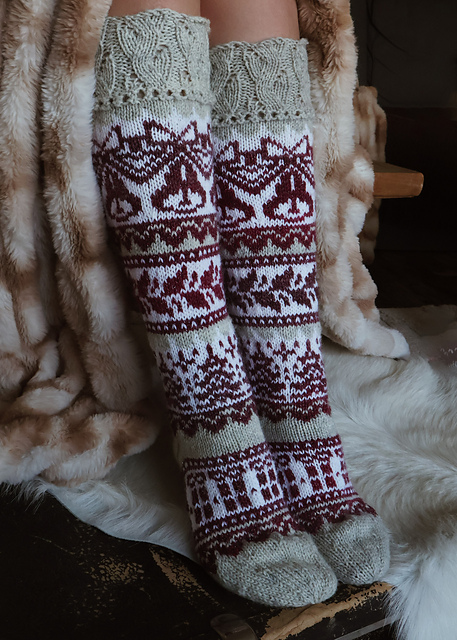 Christmas Bells socks / Joulukellot sukat