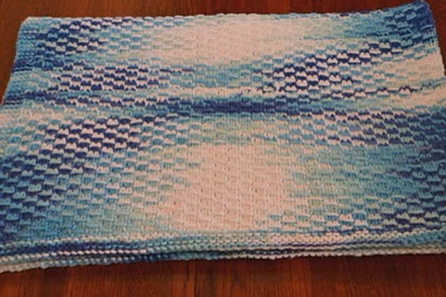 Slip Stitch Baby Blanket