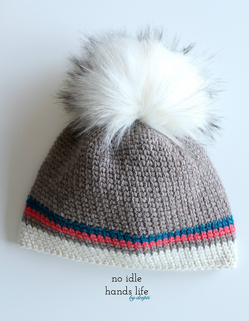 Arrows Poufy Winter Hat