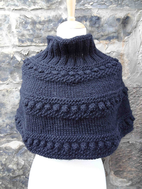 Multi textured cape