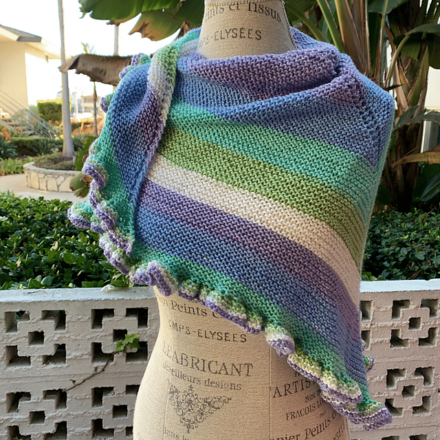Transcendent Triangle Shawl