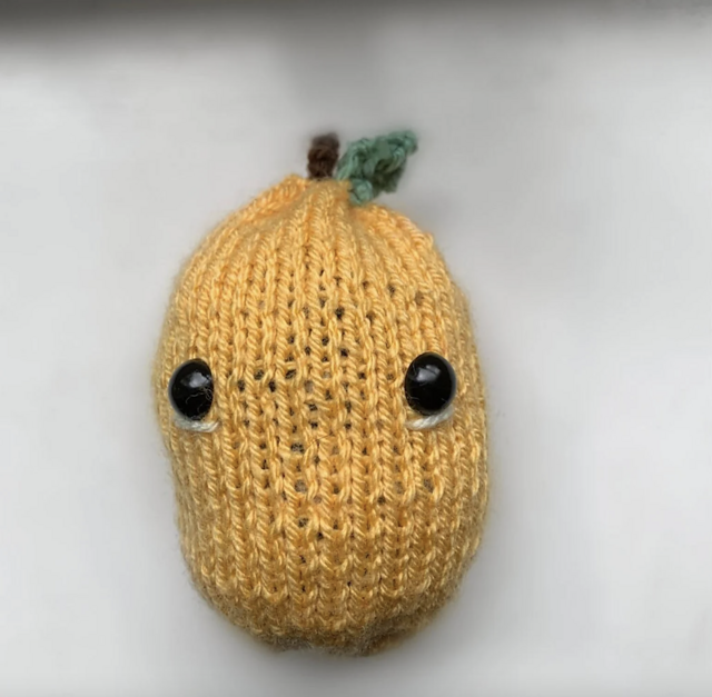 Cute Knitted Lemon