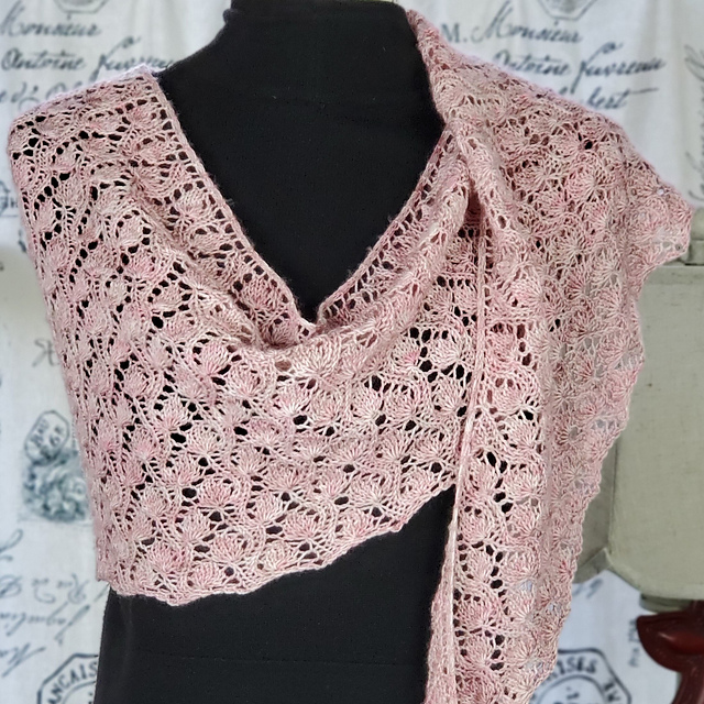 Where Flowers Bloom Shawl