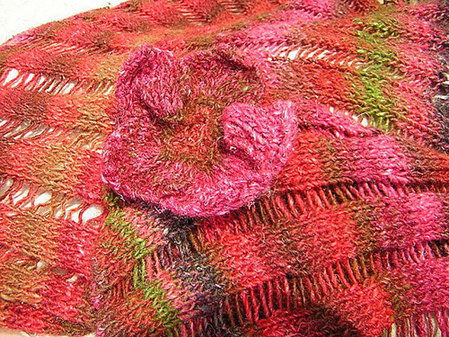 Silk Garden Flower Pin