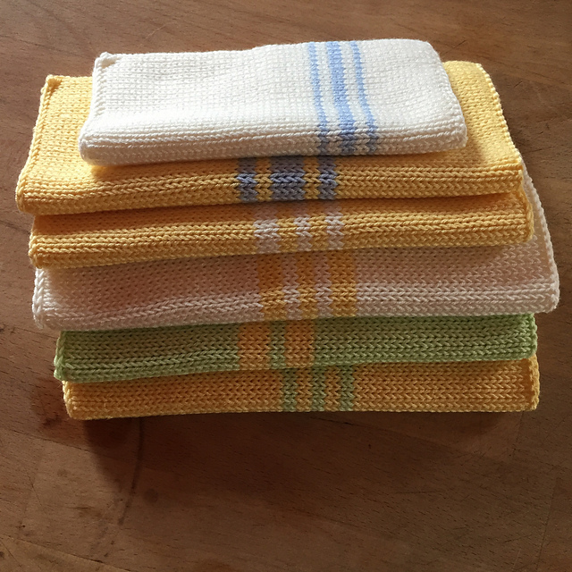 Ravelry: Easy Striped Washcloth (CSM) pattern by jbremer72