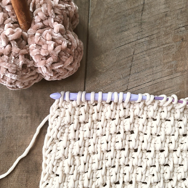 Tunisian Moss Placemat