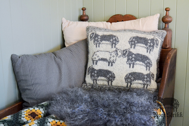 A Fine Flock Cushion Cover