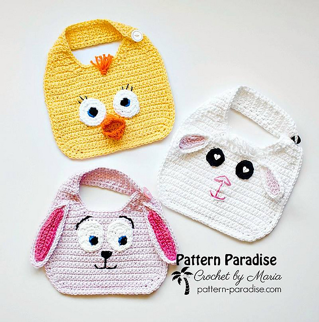 Animal Friends Bibs