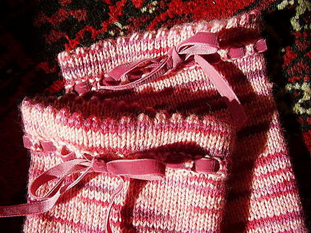 Picot Eyelet Socks