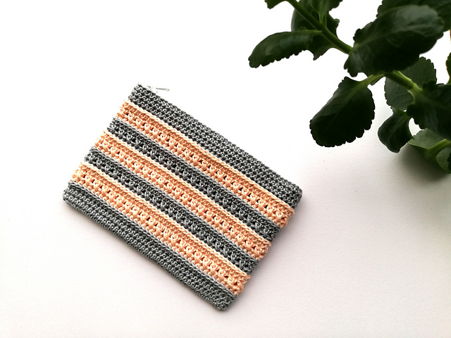 Cross stitch pouch