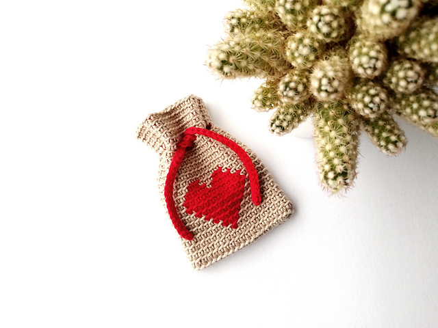 Bag with a heart
