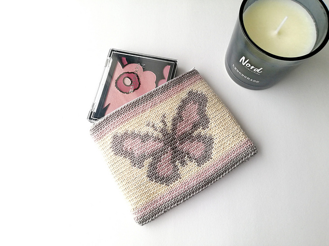 Zipper pouch Butterfly