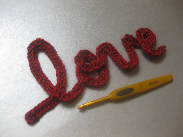 Love in cursive