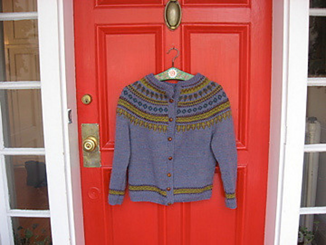 Fairisle Yoke Cardigan