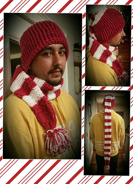 Jolly Elfin Sock Scarf