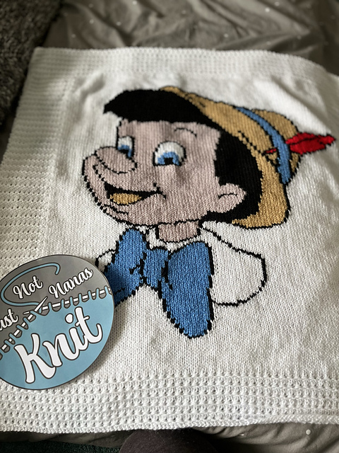 Pinocchio Baby Blanket