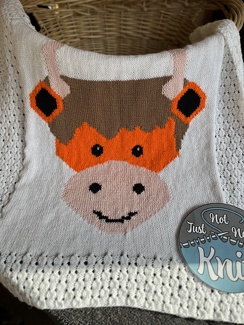 Highland Cow baby blanket