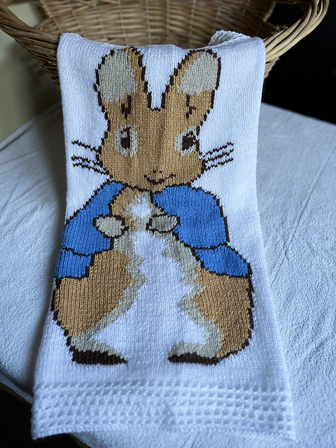 Rabbit baby blanket