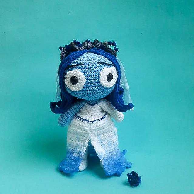 Corpse Bride Amigurumi Doll