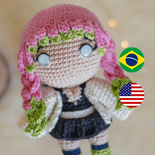 Ravelry: Mitsuri Kanroji Amigurumi pattern by Thamires Kaled