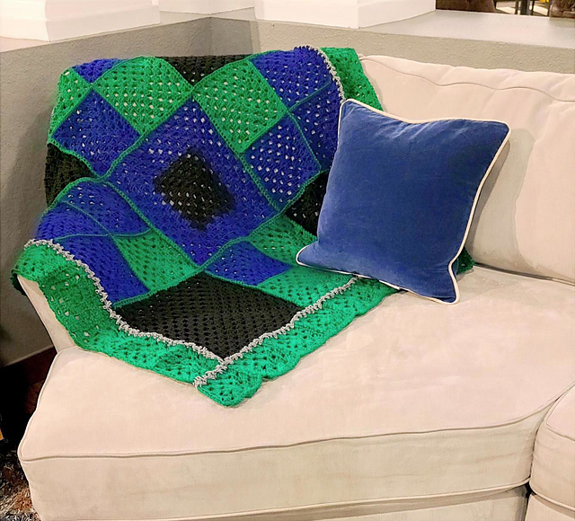 Granny Squares Throw