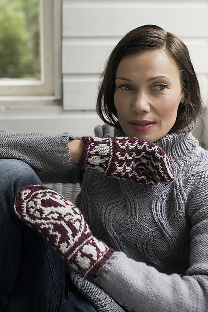 Adult's Fair Isle Mittens