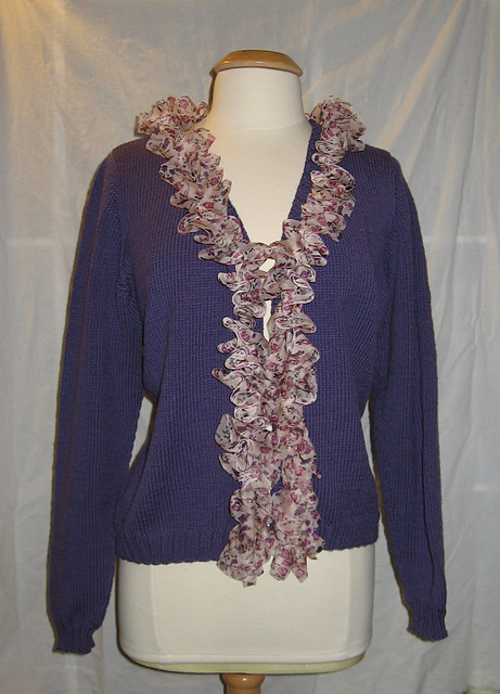 Ruffle Cardigan