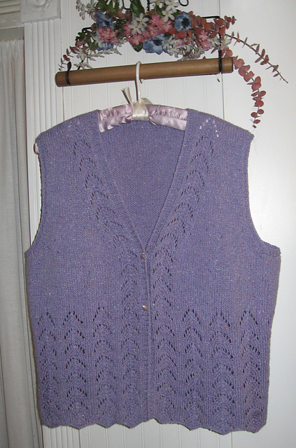 Lace Bordered Vest