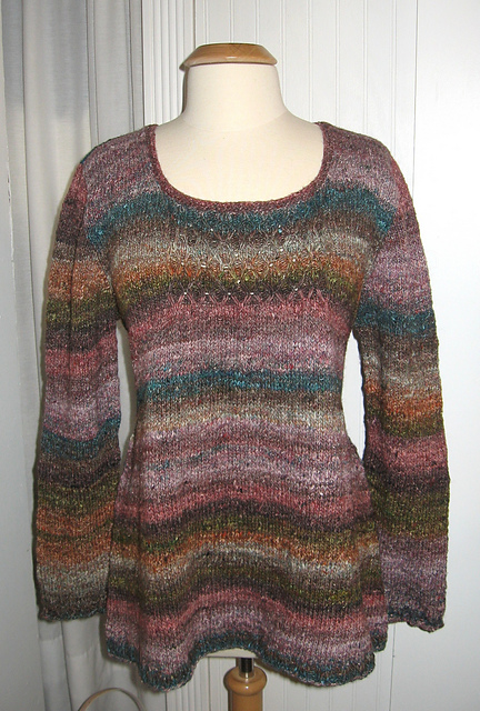 Y822 Noro Yuzen Swing Sweater