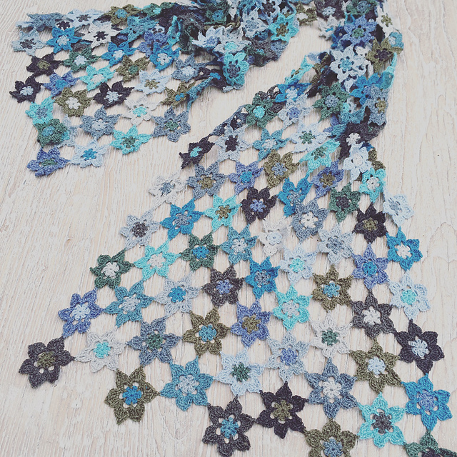 Star Flower Scarf