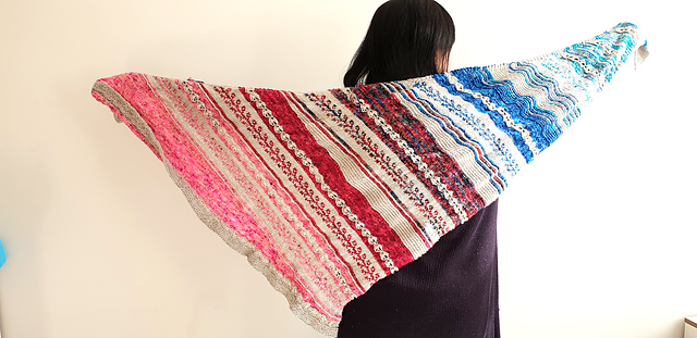 Begonias Shawl