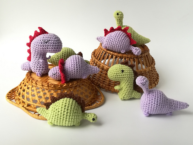 Mini Dinosaurs Keychains