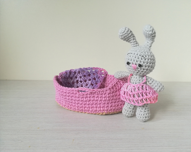 Little Bunny and craddle