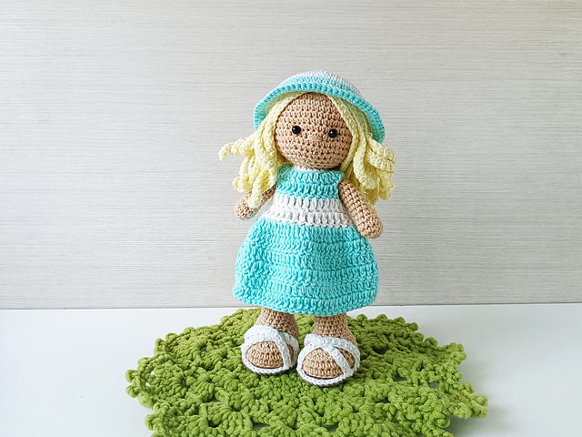 Doll with summer outfit