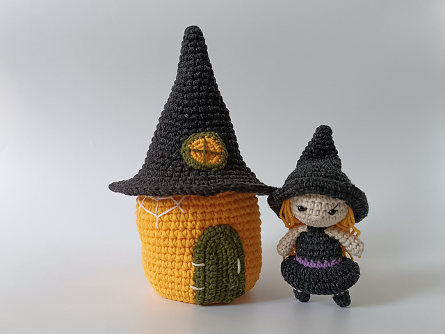 Witch doll and witch house