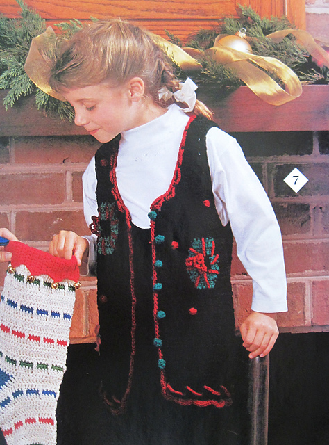 Daughter's Christmas Vest