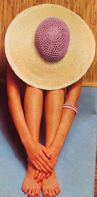 Lavender Hat Crown