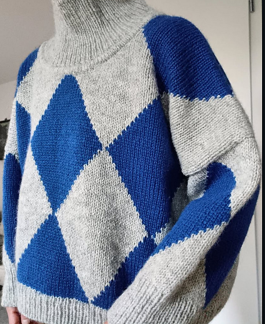ニット+セーター lawgy diamond check knit Diamond Check Sweater – Scout & Molly's Southpark