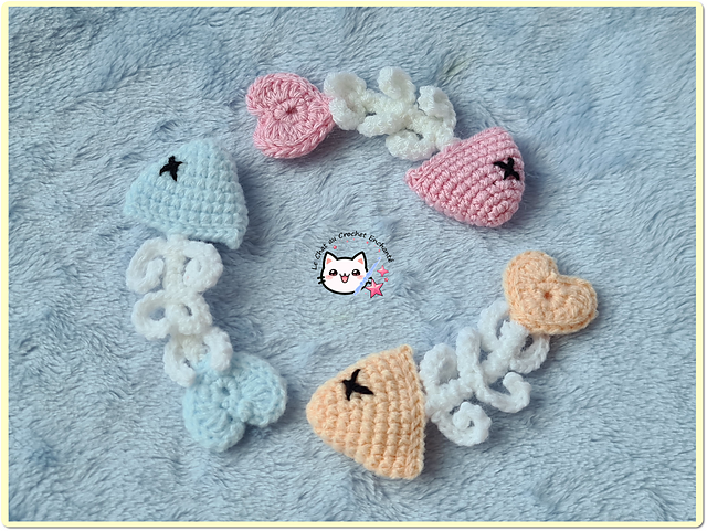 Arête de poisson kawaii