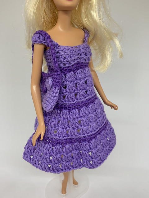 Barbie Two Colour Sundress and bag