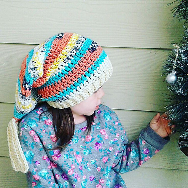 Mermaid Tail Slouch Hat