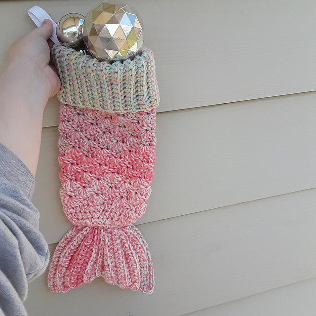 Mermaid Tail Christmas Stocking
