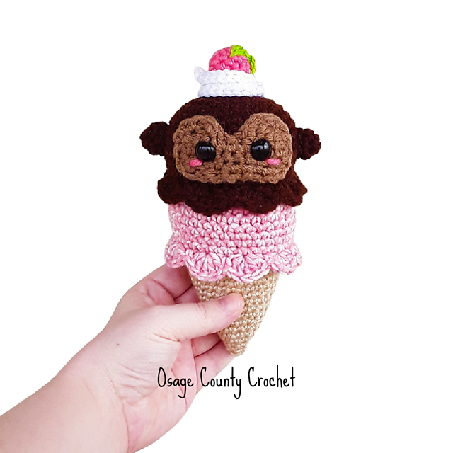 Monkey Ice Cream Cone