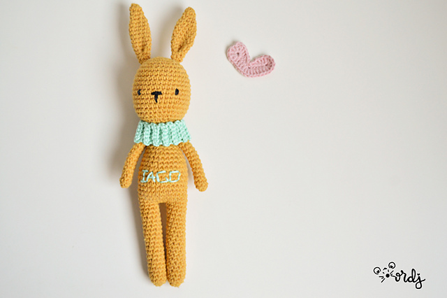 Chispón el Conejo amigurumi