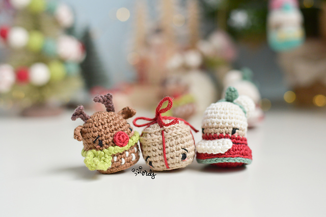 3 minis de Navidad Mrs Claus
