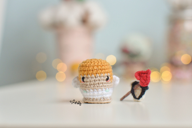 Mini Cupido amigurumi