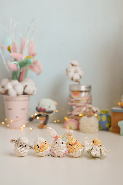 Mini huevos de pascua