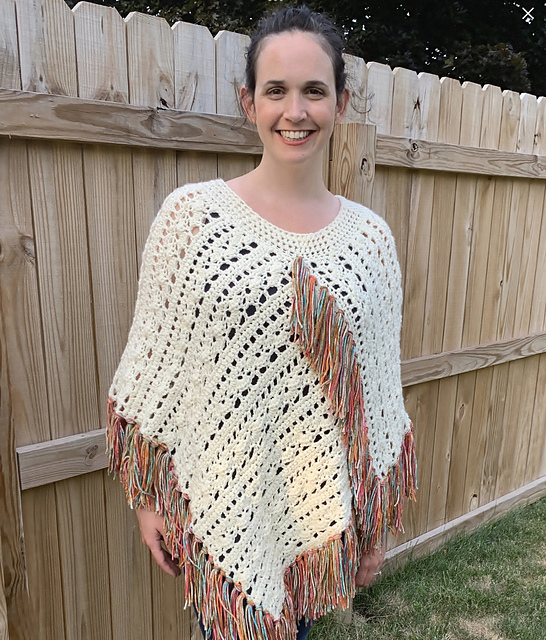 Fallen Leaves Poncho